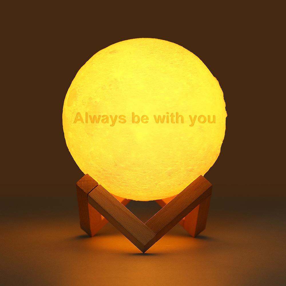 Creative Gifts 3D Print Painting Light Photo Moon Lamp Canada Personalized Engraved Moon Lamp Best Festival Gift for Him/Her