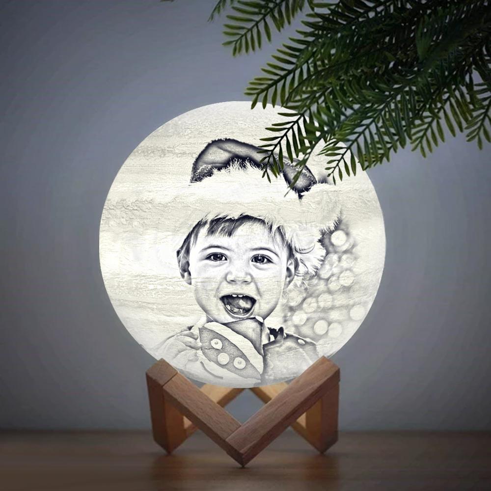 Custom Creative 3D Printed Jupiter Lamp Personalized Gift For Baby - Touch Two Colors (10-15cm)