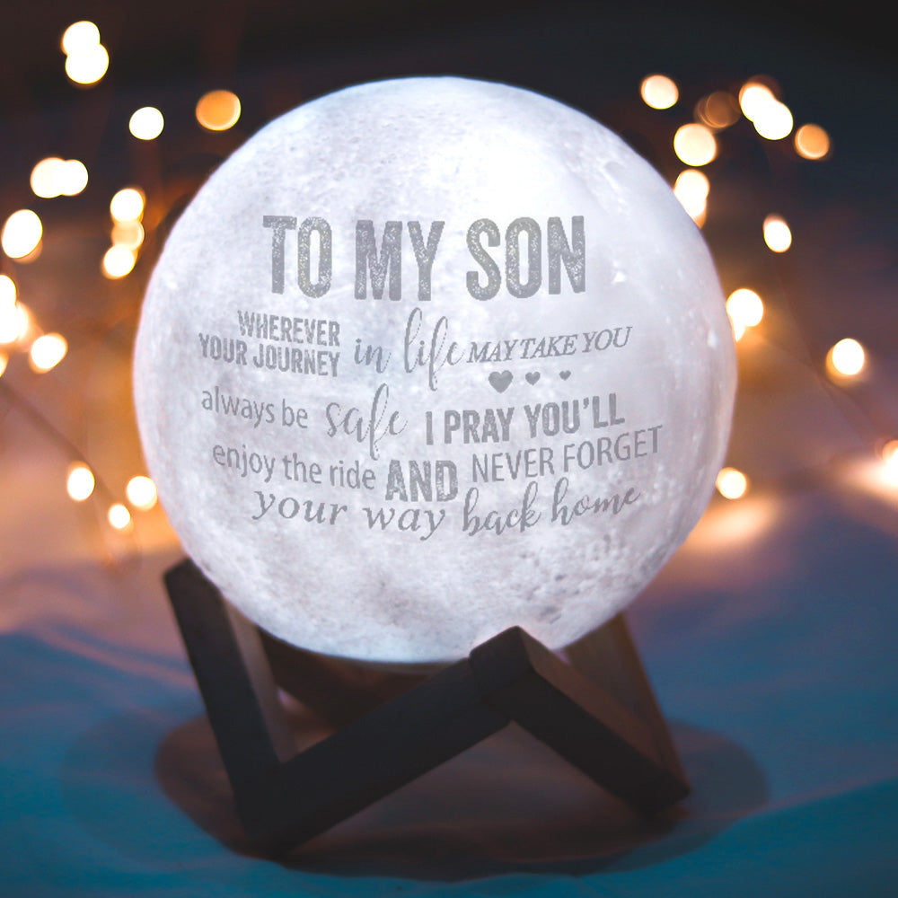 Personalized Moon Lamp with Touch Control Gifts for Son Birthday Gifts For Son