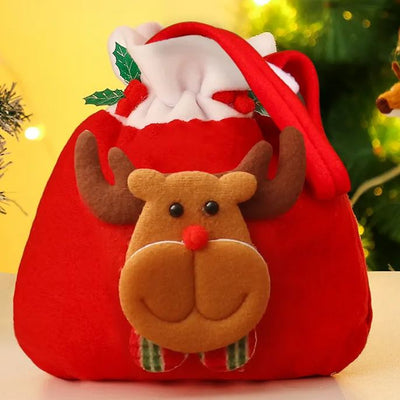 Christmas Gifts Bag Cute Gift Bag For Festival Package 23x20cm Style D - mysiliconefoodbag