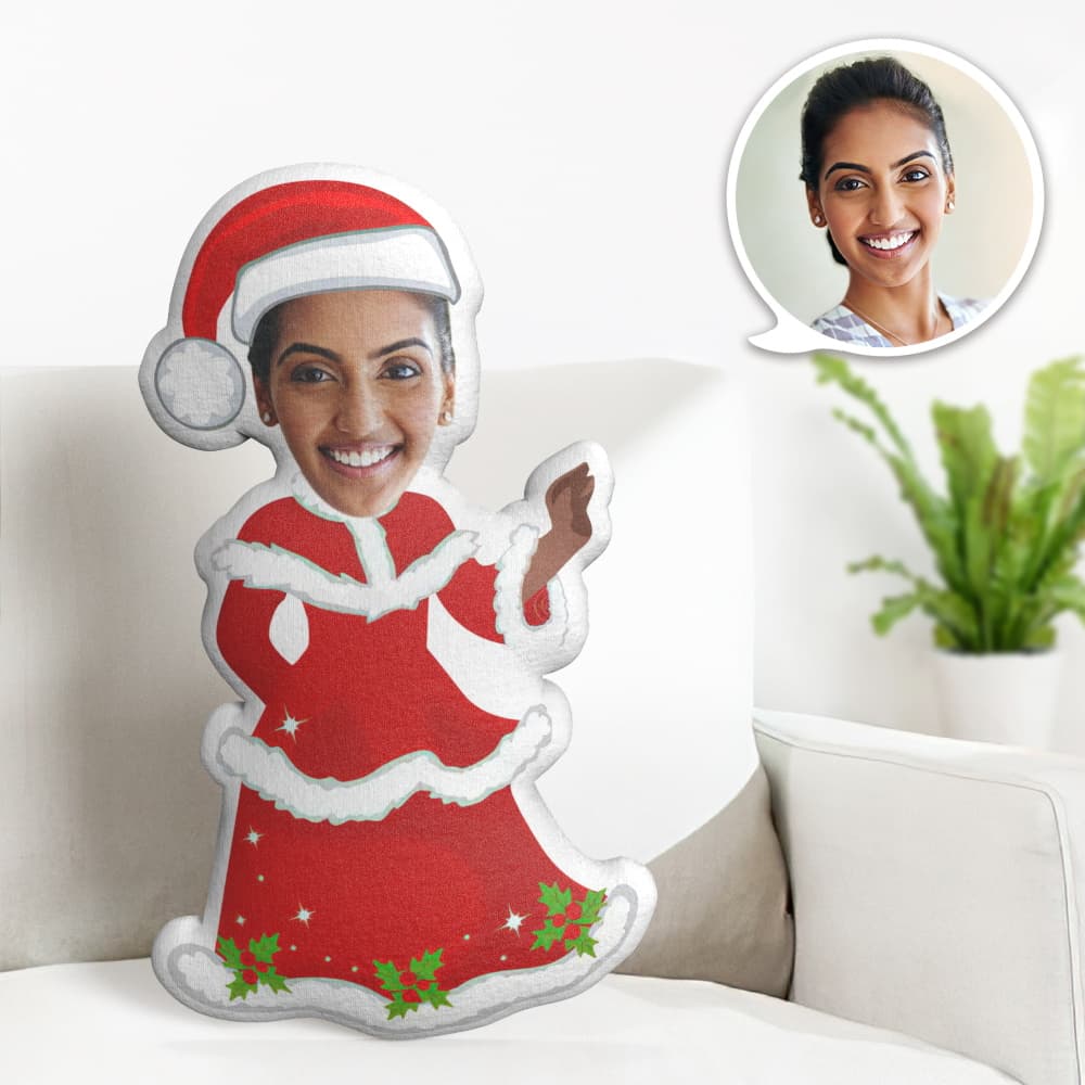 Custom Face Pillow My Face Pillow Christmas Dress MiniMe Pillow Gifts for Christmas