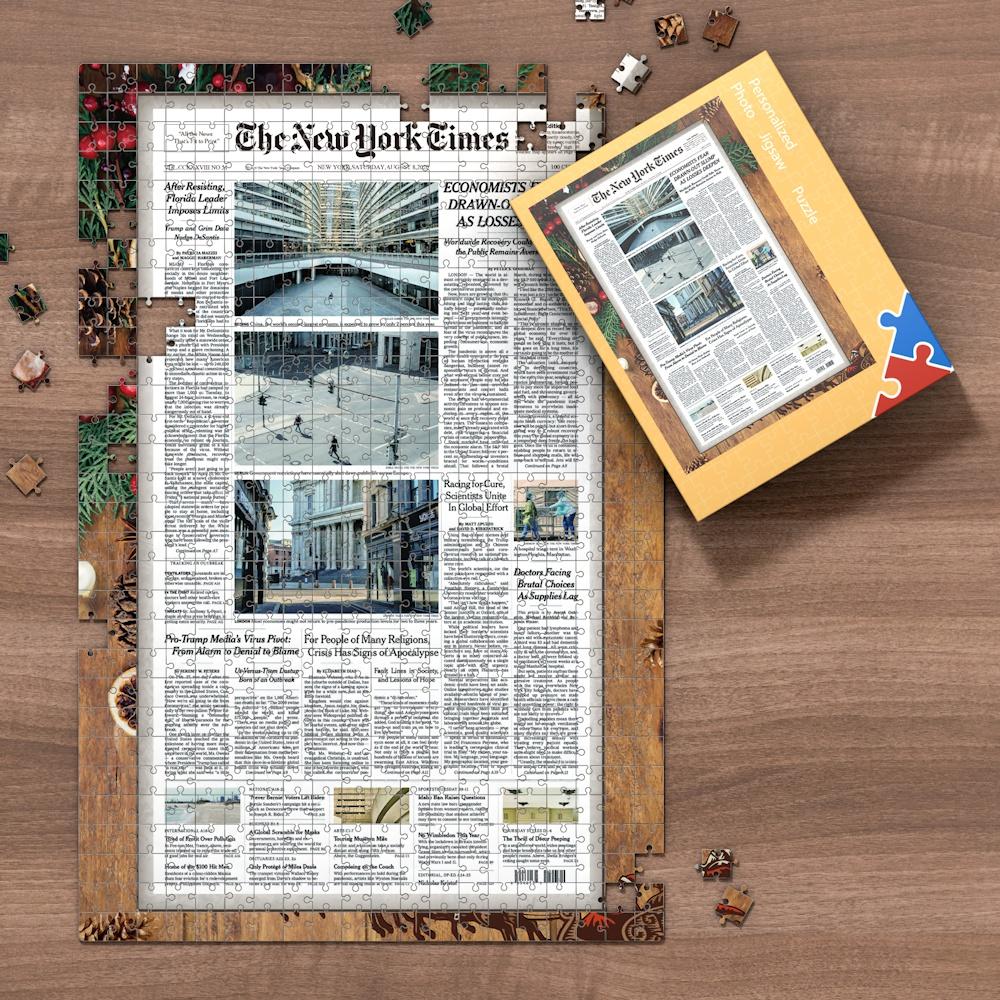 Birthday Gifts New York Times Birthday Puzzle Birth Date Jigsaw Puzzle