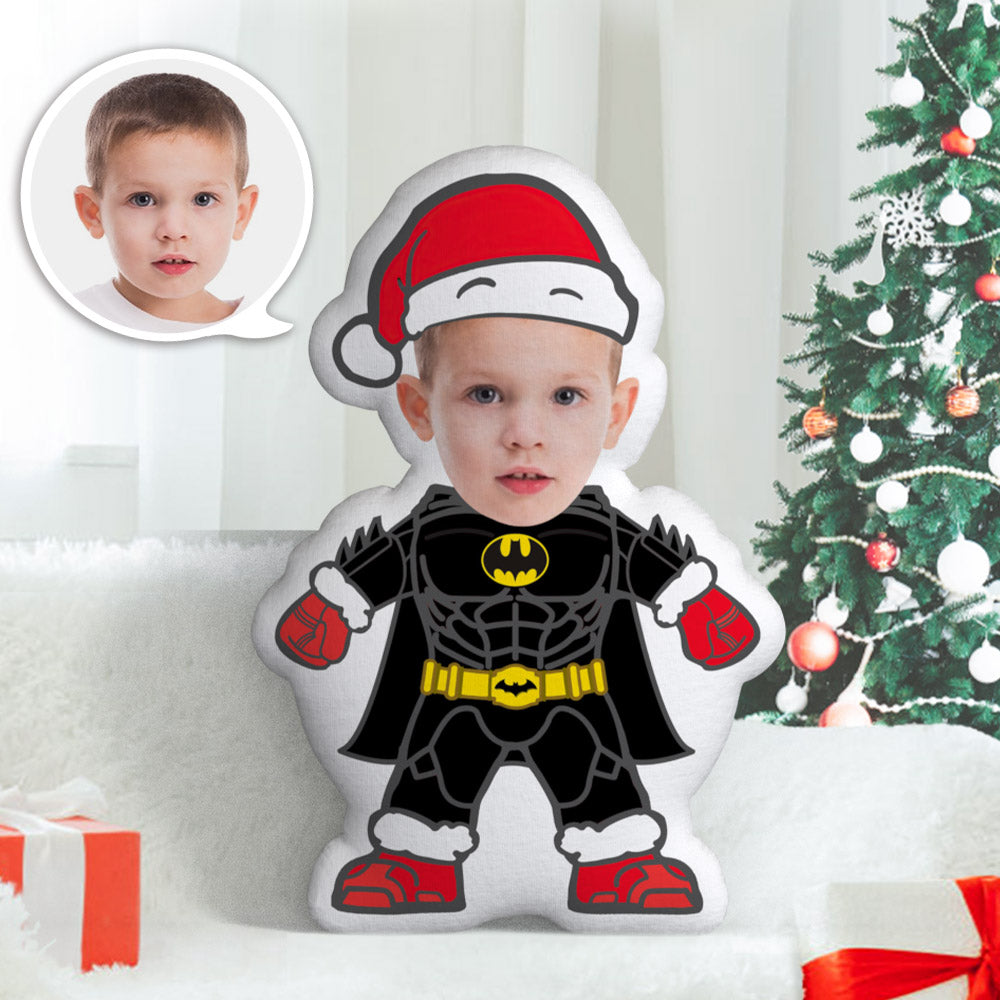 Custom Face Pillow Personalized Photo Pillow Batman MiniMe Pillow Gifts for Chirstmas