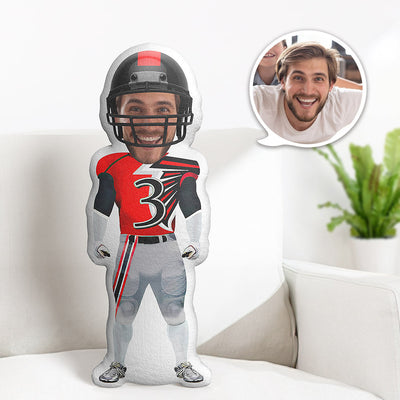 Custom Body Pillow Atlanta Falcons Personalized Face Throw Pillow Best Gift for Him - mysiliconefoodbag