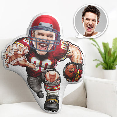 Custom Body Pillow Kansas City Chiefs Personalized Face Throw Pillow Best Gift for Him - mysiliconefoodbag