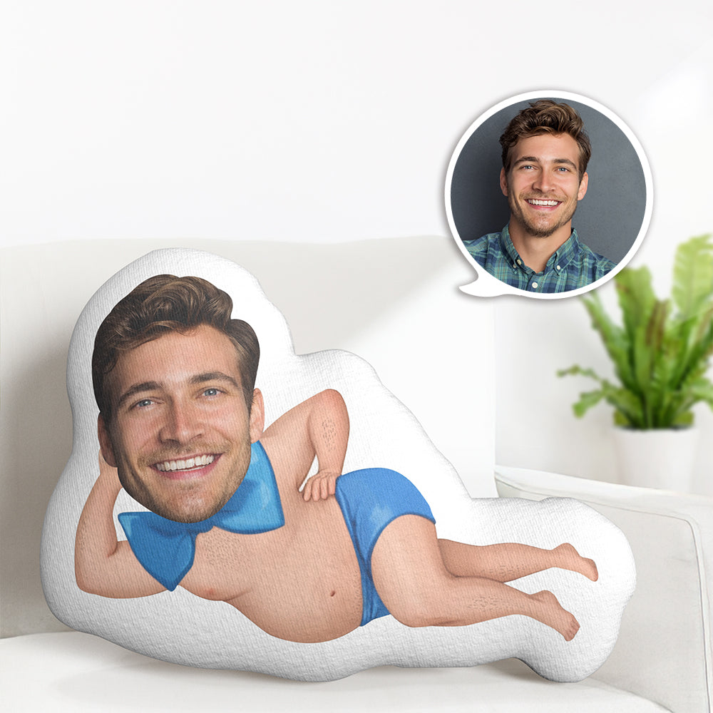 Custom Face Pillow Gag Boyfriend Photo Pillow MiniMe Doll