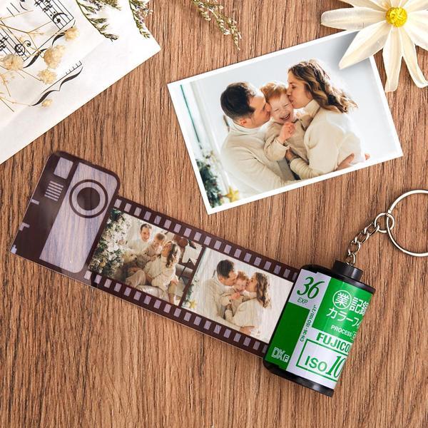 Custom Camera Roll Keychain Christmas Gifts Multiphoto Gifts - Family