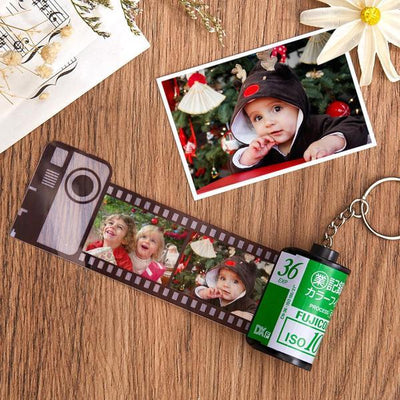 Custom Camera Roll Keychain Christmas Gifts Multiphoto Gifts - Baby