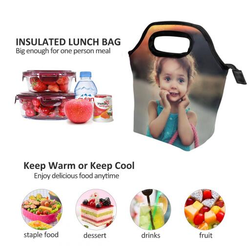 Back To School Gifts Personalized Lunch bags Personalized Photo Insulation Lunch Bag