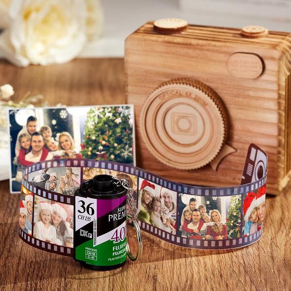 Custom Camera Roll Keychain Christmas Gifts Multiphoto Gifts - Family