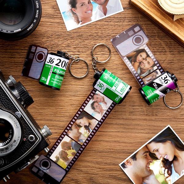 Custom Camera Roll Keychain Christmas Gifts Multiphoto Gifts - Baby