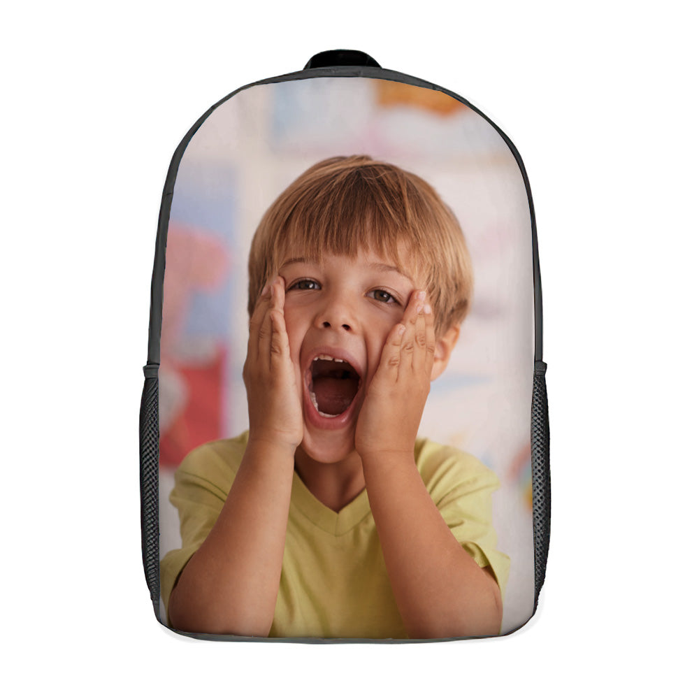 Personalized Photo Backpack, Picture Backpack, Customized Backpack, Back to School ChristmasGift