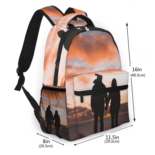 Custom Photo Backpack Personalized All Print Photo BackPack, Back To School Gifts For Kids