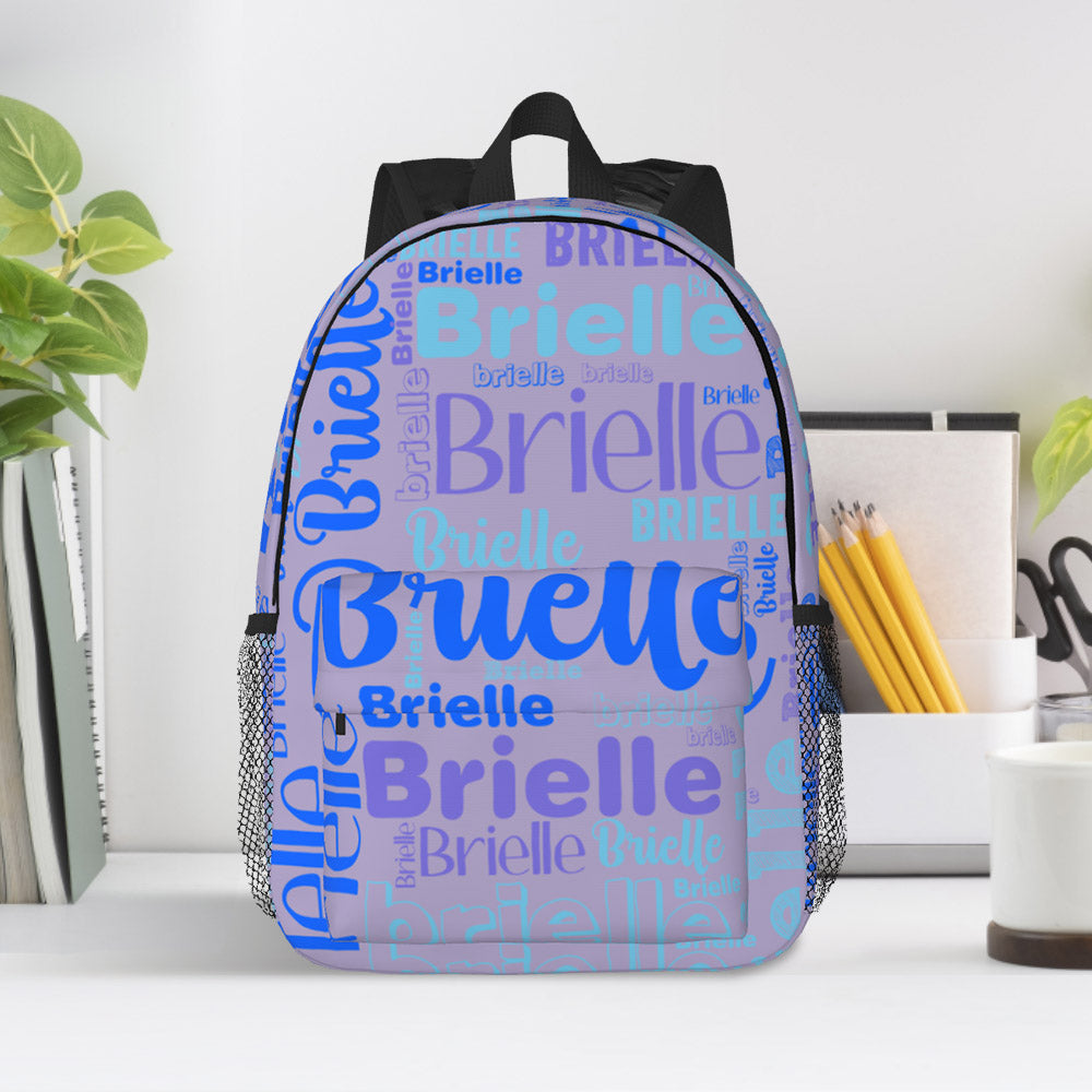 Custom Backpack Personalised Name Design School Bag