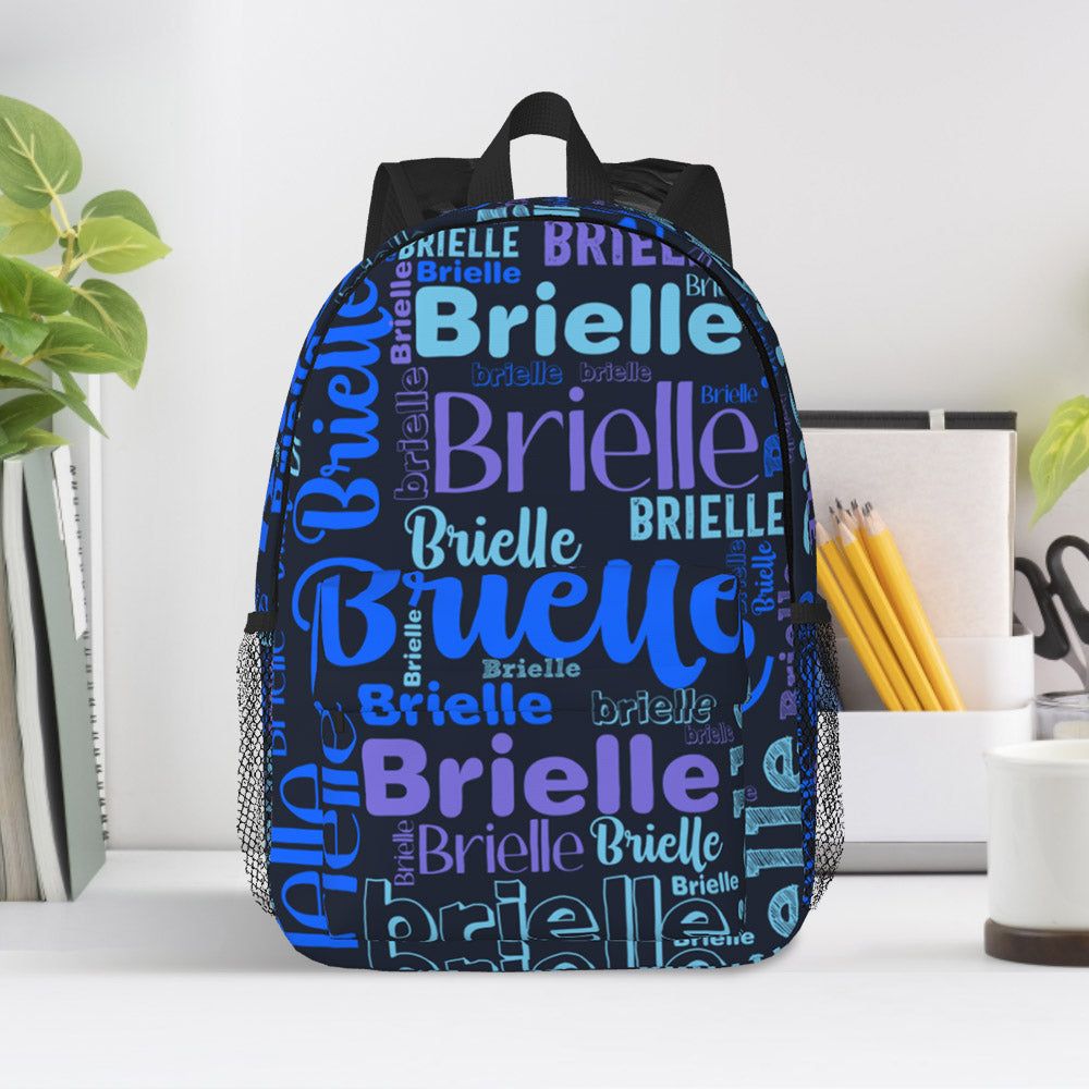 Custom Backpack Personalised Name Design School Bag