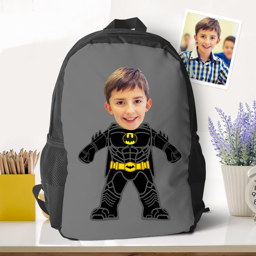 Personalized Minime Photo Backpack Back To School Gifts For Kids Boys Custom School Backpacks