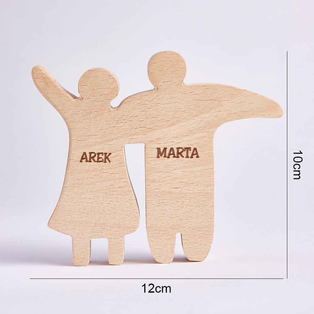 Personalized Wooden Family Puzzle Decor Custom Name Gifts for any Occasion