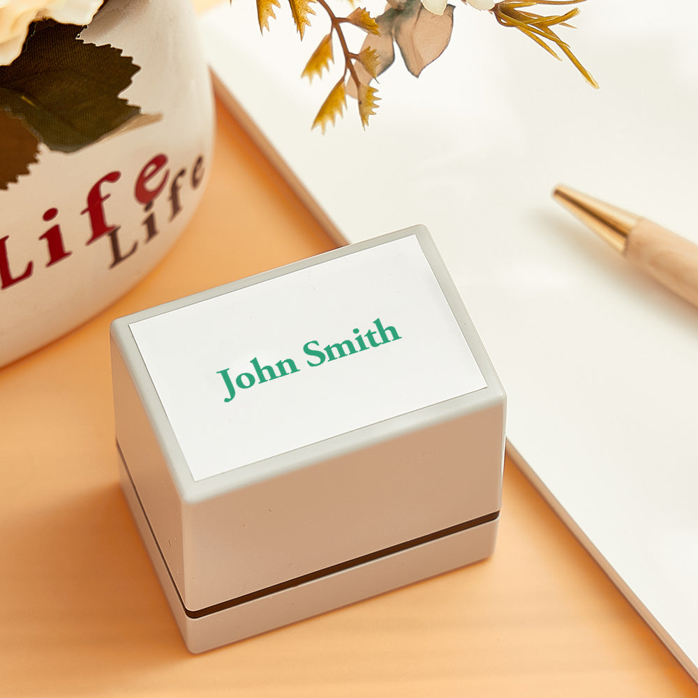 Personalized Name Stamp Custom Signature Stamp Gifts for Teacher