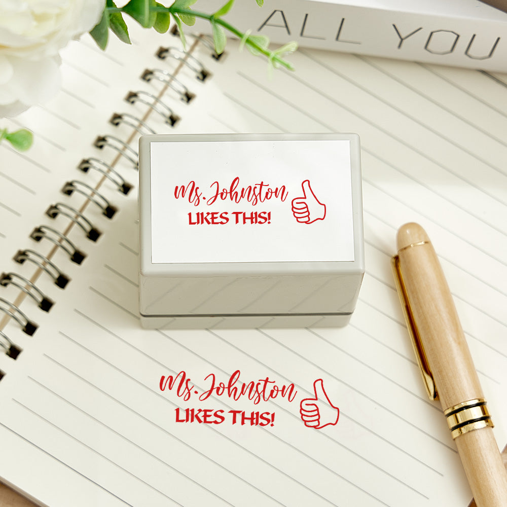 Personalized Teacher Stamp Classroom Teacher Stamp Gifts for Teachers