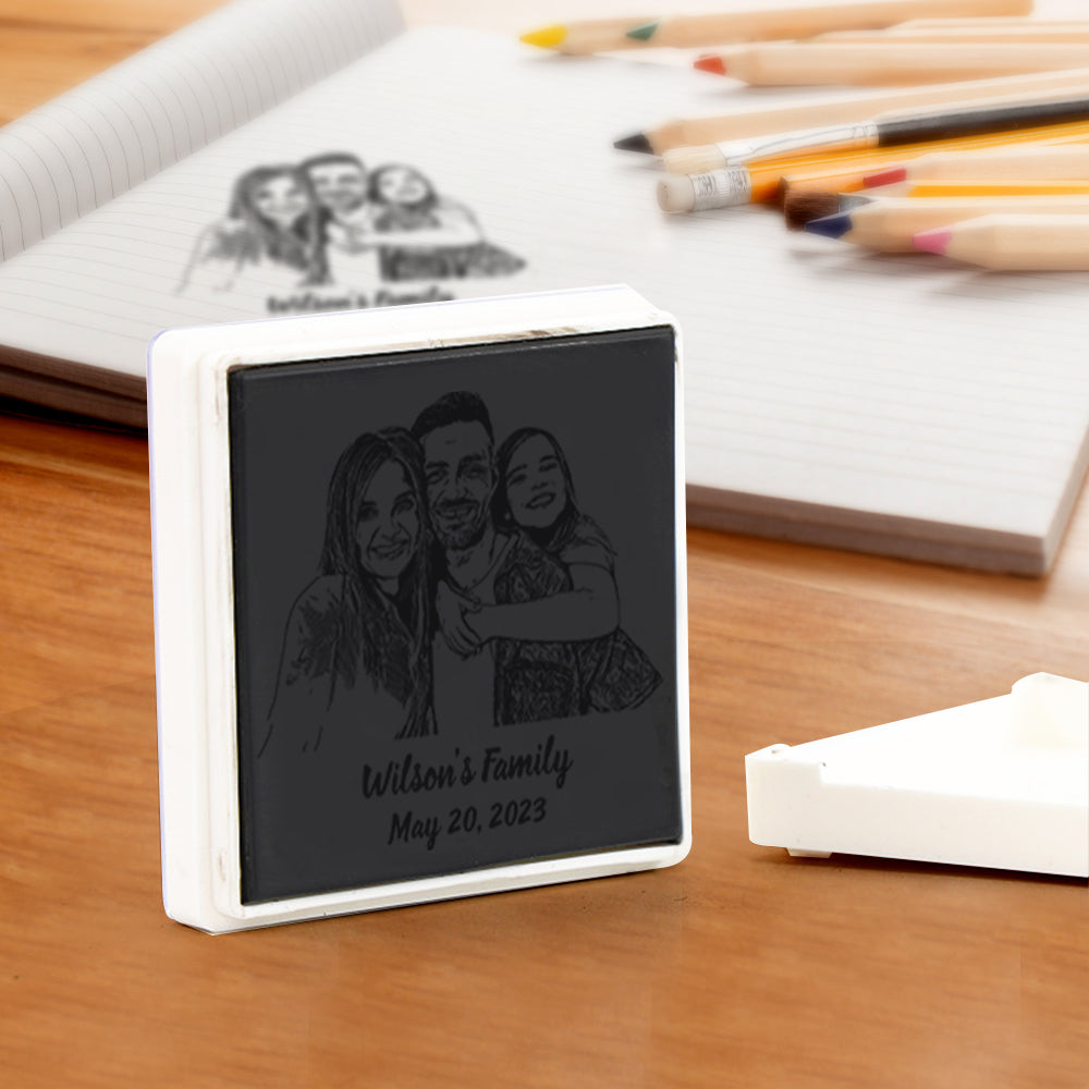 Custom Portrait Stamps Personalized Funny Stamp Gift for Birthday or Wedding