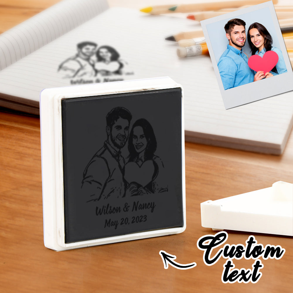 Custom Portrait Stamps Personalized Funny Stamp Gift for Birthday or Wedding