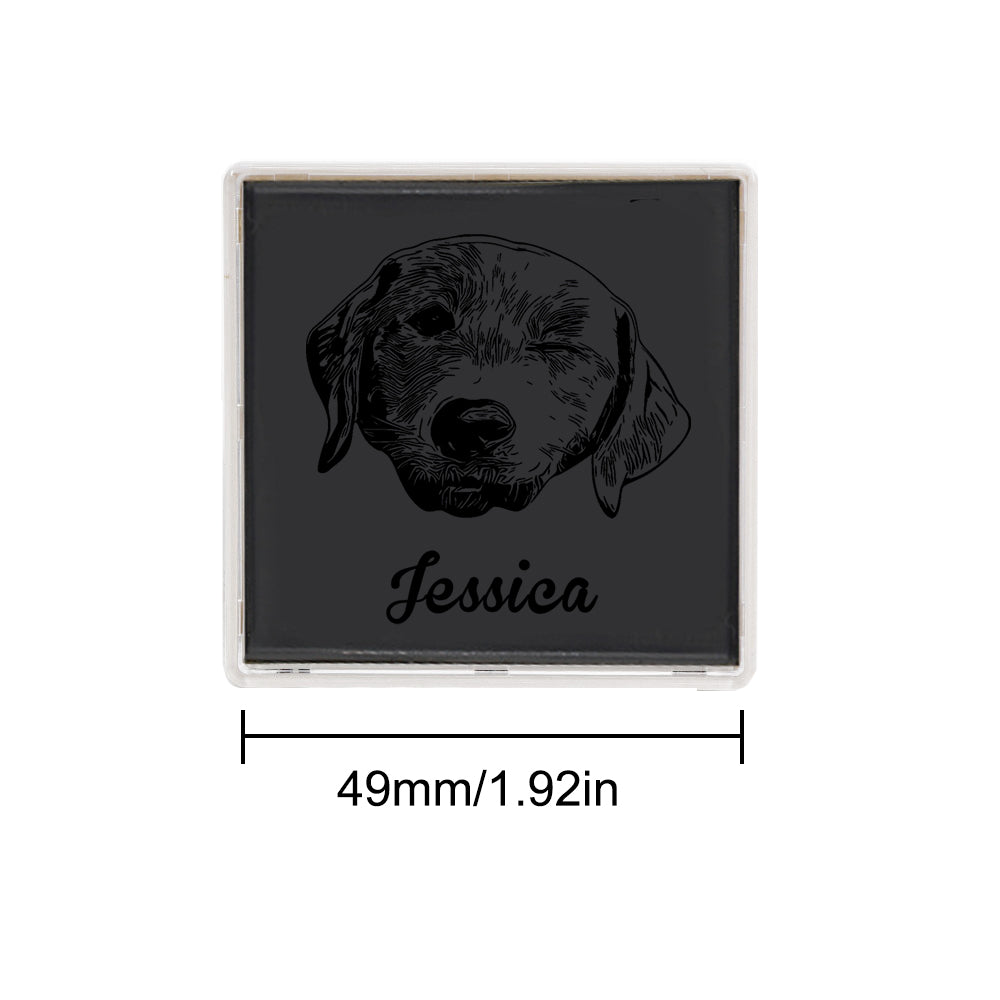 Custom Portrait Stamps Personalized Funny Pet Stamp Gift for Him and Her