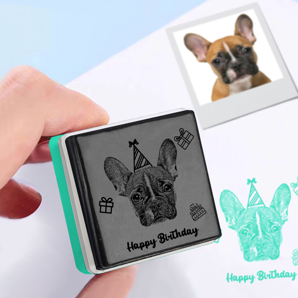 Custom Portrait Stamp Personalized Photo Stamps Gifts for Birthday