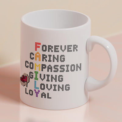 Acrostic Poem Mug for Family