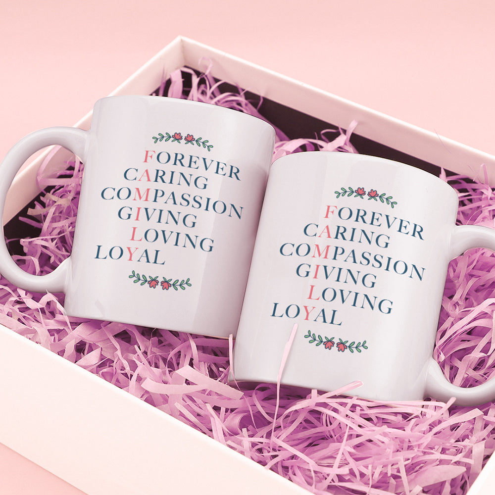 Acrostic Gift Mug for Family