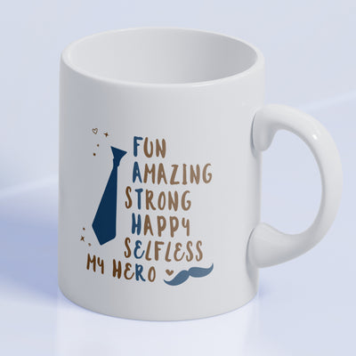 Acrostic Gift Mug for Father