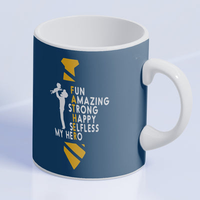 Acrostic Poem Gift Mug for Father