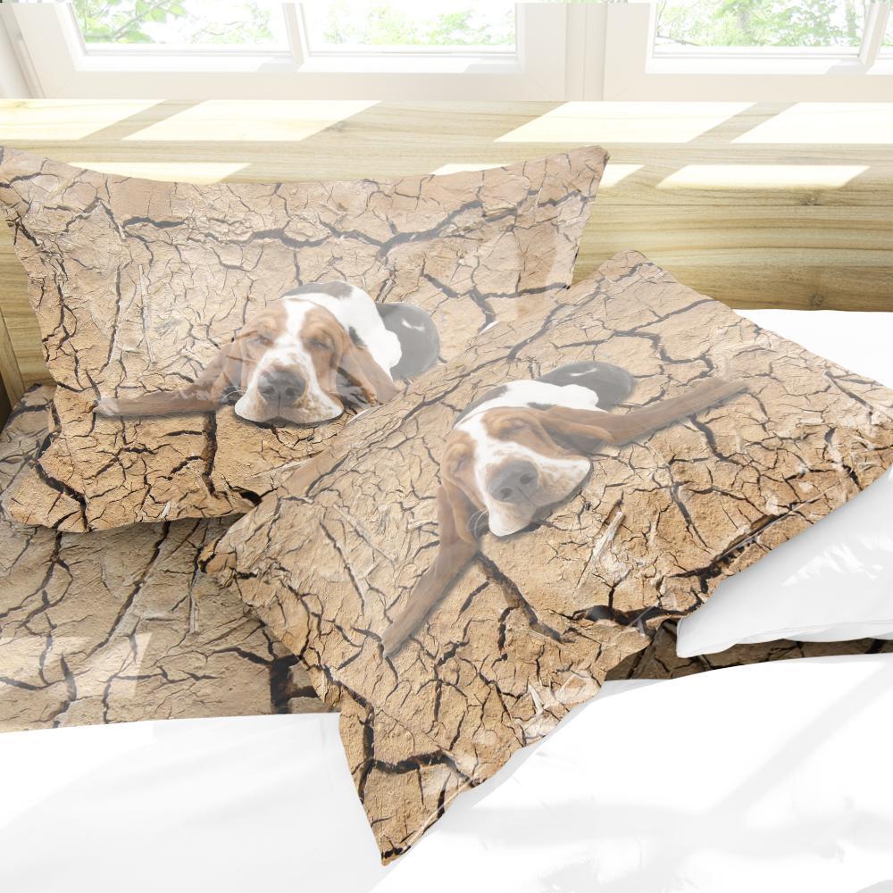 Polyester Fibre Custom Pillowcase Personalized Photo Pillowcase-The Dry Land Pillowcase