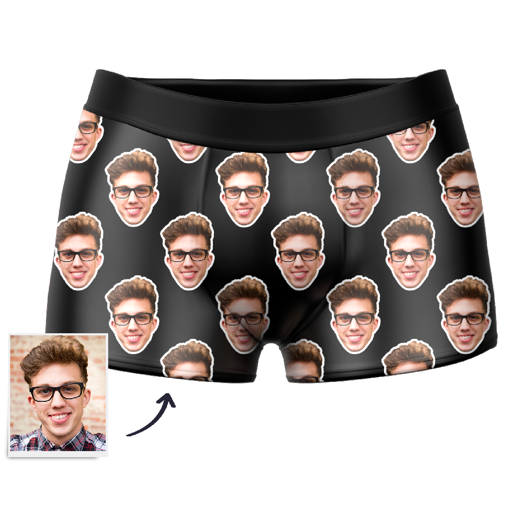 Custom Face Boxer Custom Boxer Breifs Men's Custom Colorful Face Boxer Shorts 3D Online Preview