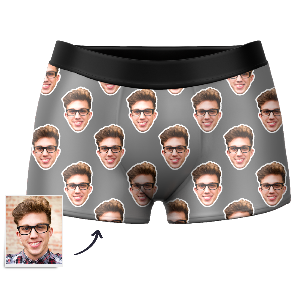 Custom Face Boxer Custom Boxer Breifs Men's Custom Colorful Face Boxer Shorts 3D Online Preview