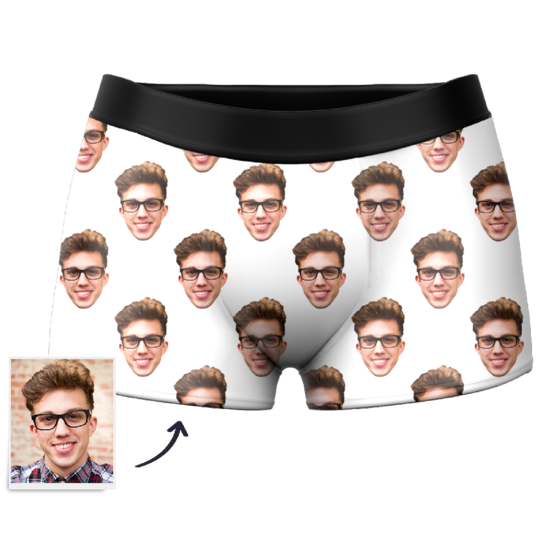 Custom Face Boxer Custom Boxer Breifs Men's Custom Colorful Face Boxer Shorts 3D Online Preview