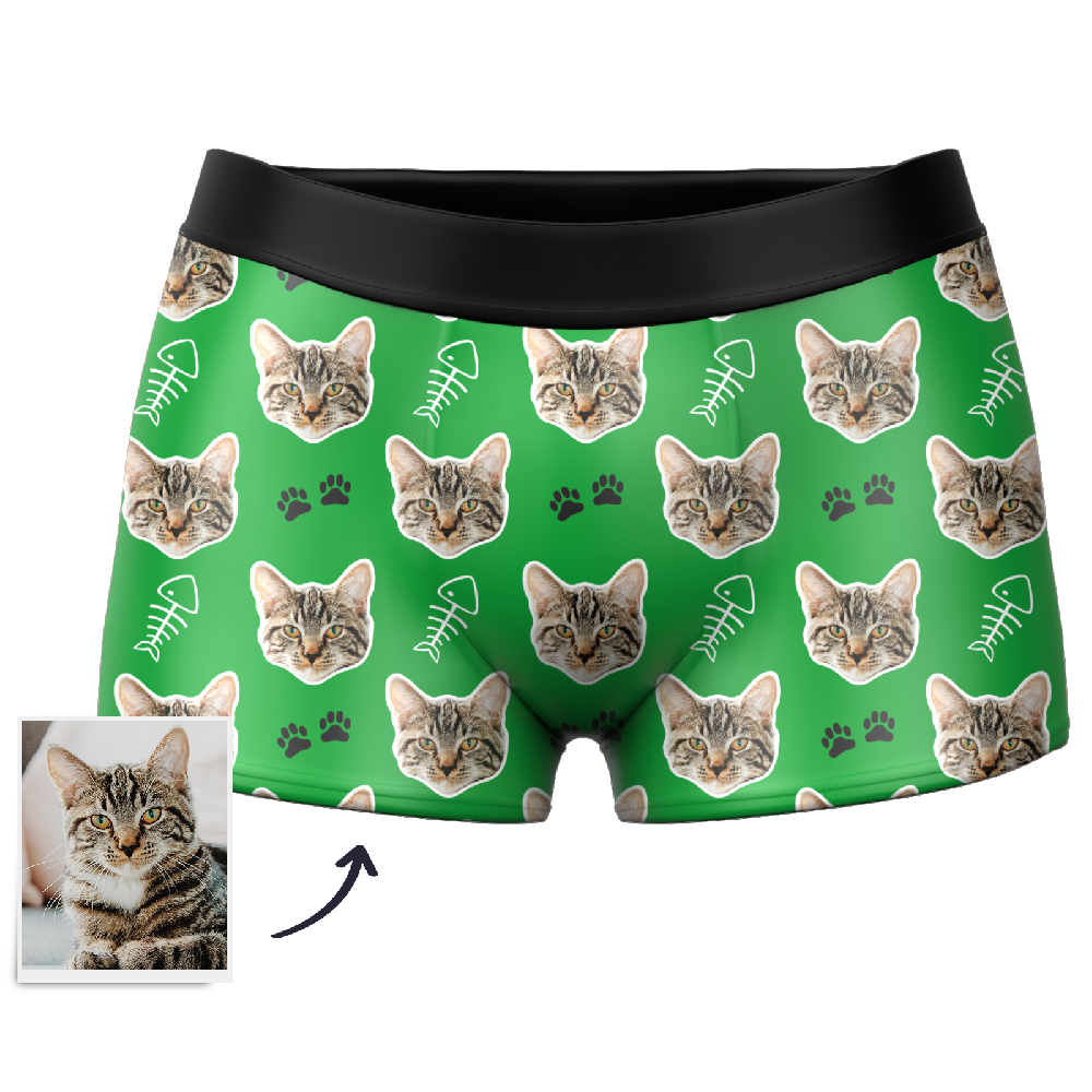 Men's Custom Cat Boxer Shorts