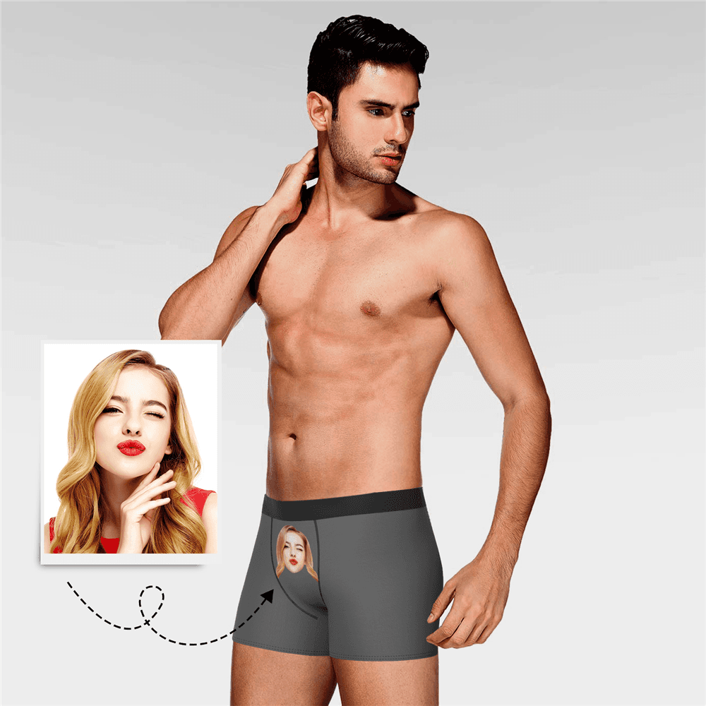 Customized Men's Face Colorful Boxer Shorts - Choose Your Style