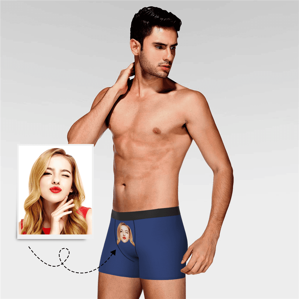 Customized Men's Face Colorful Boxer Shorts - Choose Your Style