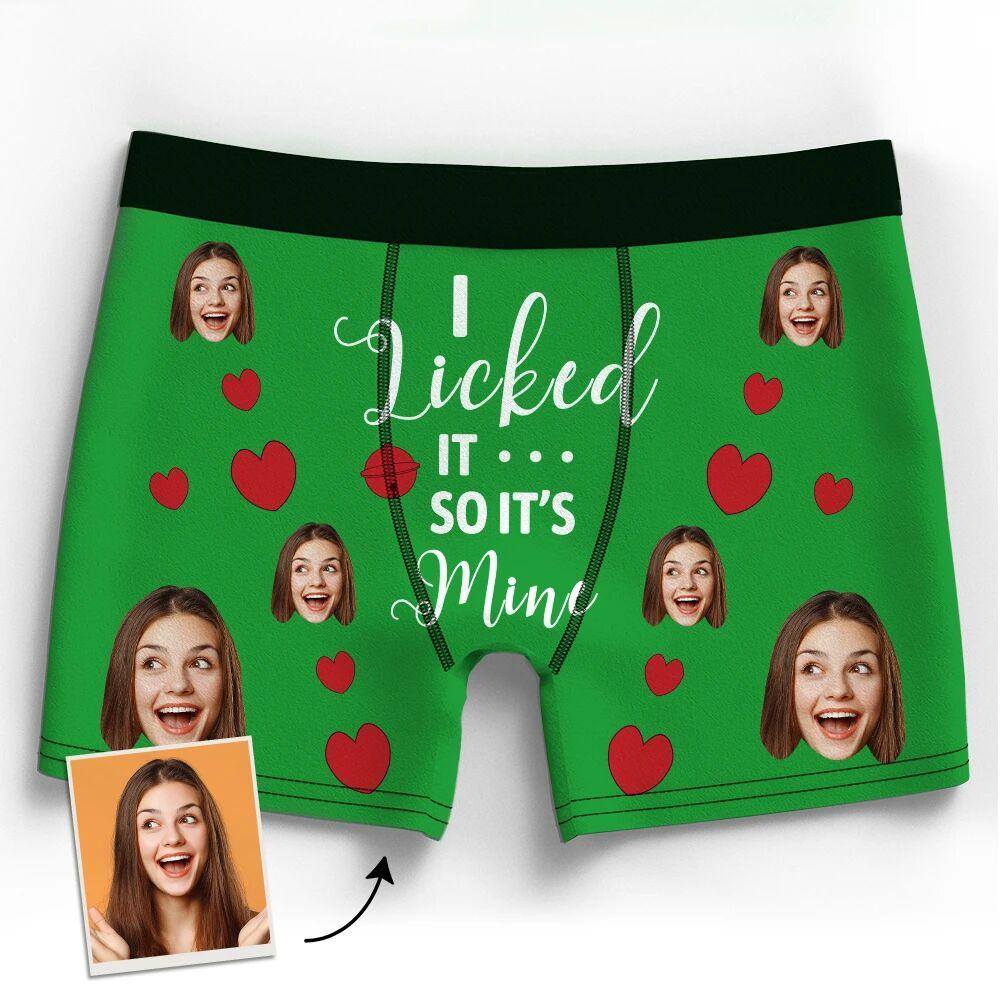 Men's Customized Face Boxer 3D Online Preview Personalised Photo Boxer It's Mine