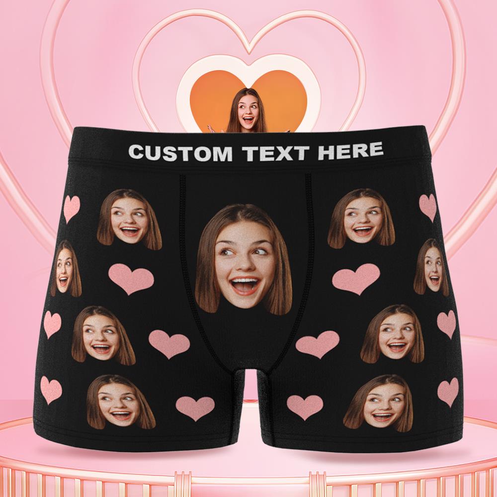 Gifts for Him Custom Boxer Custom Face Boxer Briefs 3D Online Preview