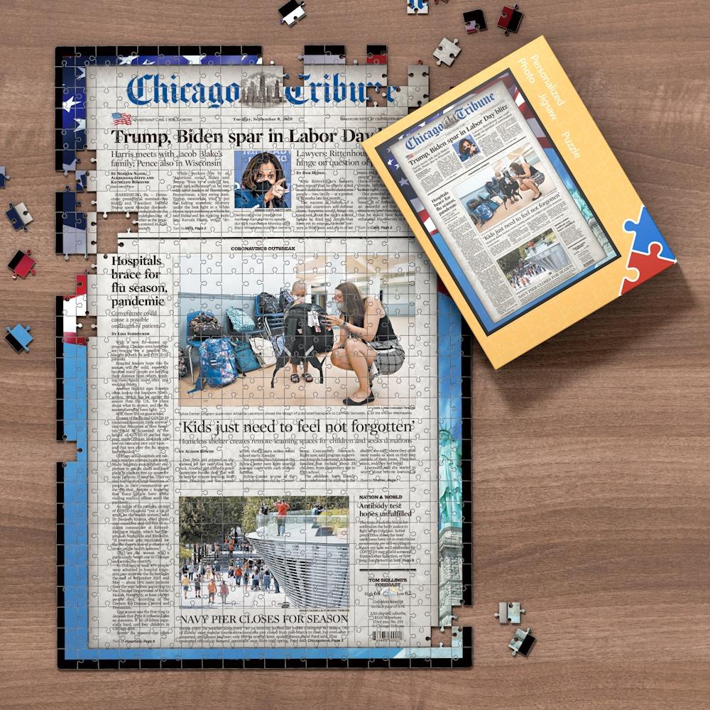 The Boston Daily Globe Newspapers Jigsaw Puzzles, Newspaper Front Page Puzzles, Gift For Birthday, Day You Were Born Puzzle,