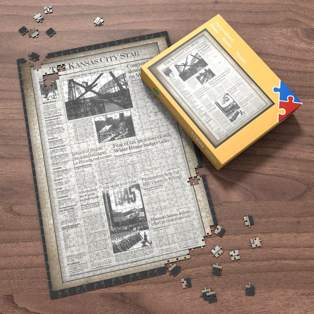 Birthday Gifts New York Times Birthday Puzzle Birth Date Jigsaw Puzzle