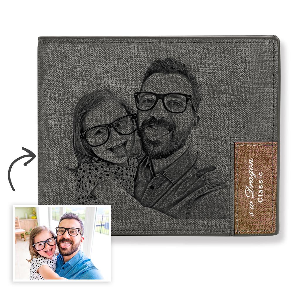 Men's Custom Photo Wallet - My Tender Father Father's Day Gifts