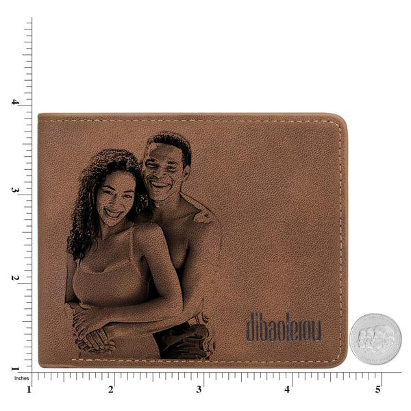 Custom Photo Wallet Upload Your Prefered Photo Record the Wonderful Time on Your Wallet Gift for Love