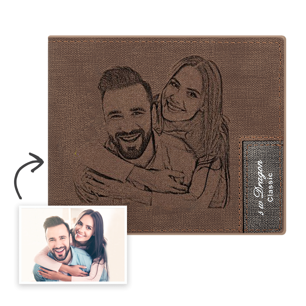 Custom Photo Wallet | Personalized Wallet | Men's Bifold Wallet