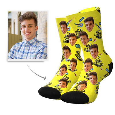 Best Brother Custom Face Socks - MyPhotoBags