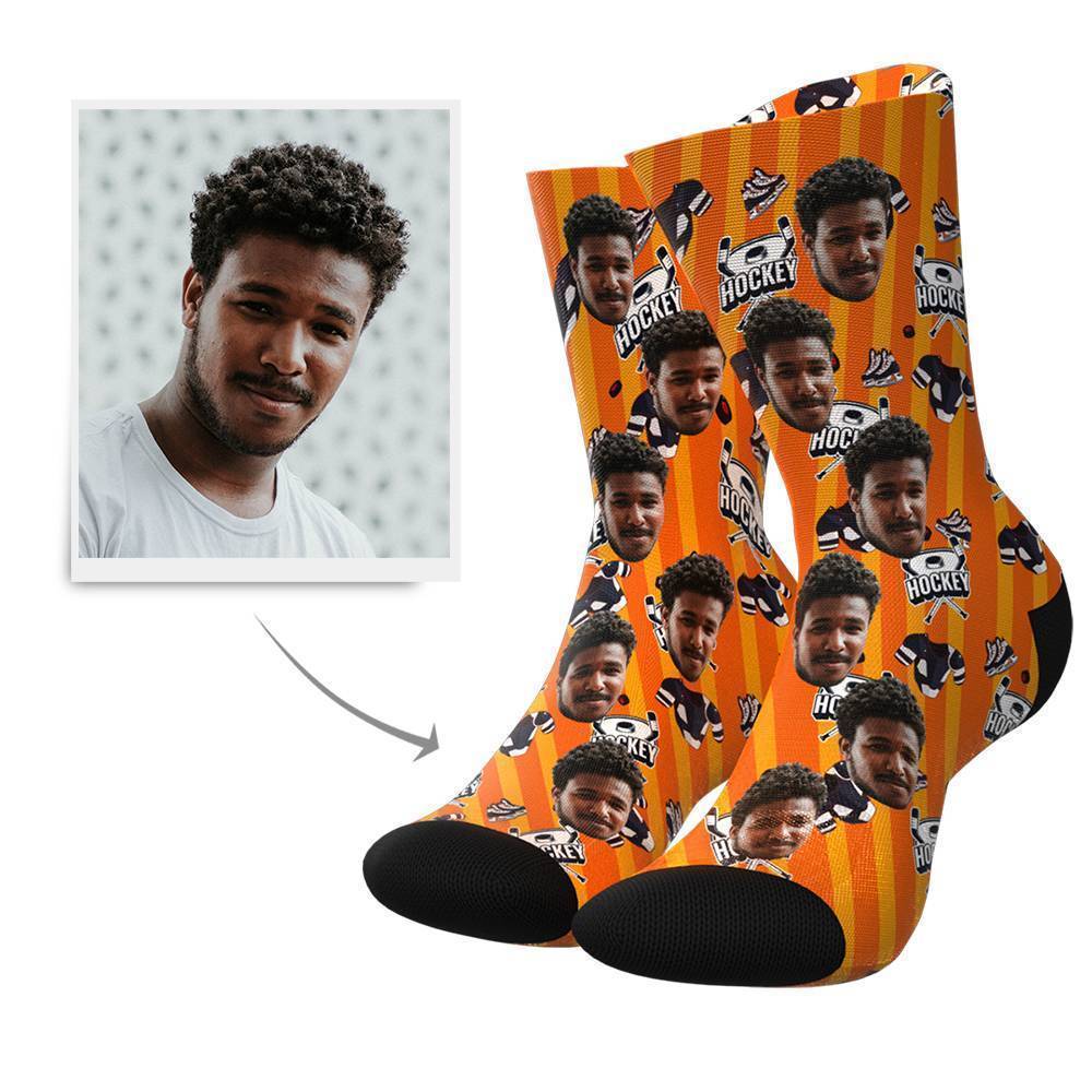 Sport Style Custom Face Socks(Hockey)