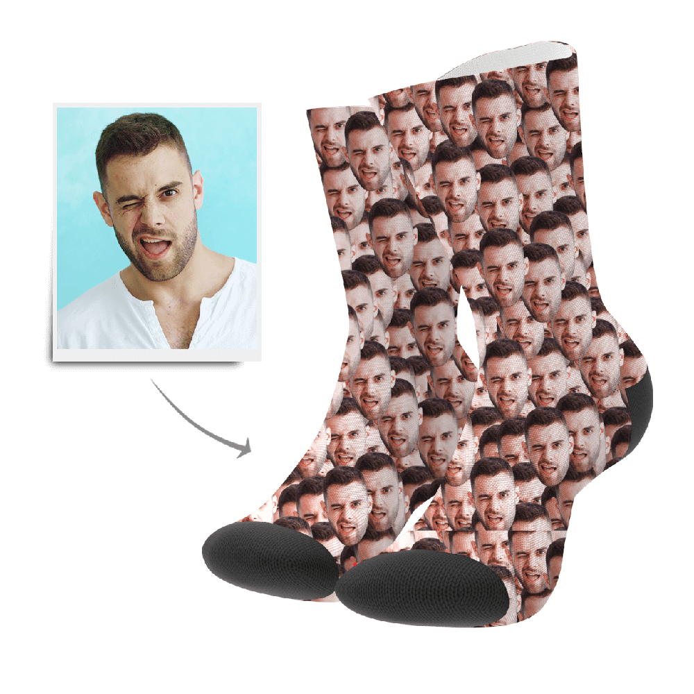 Custom All Print Face Socks