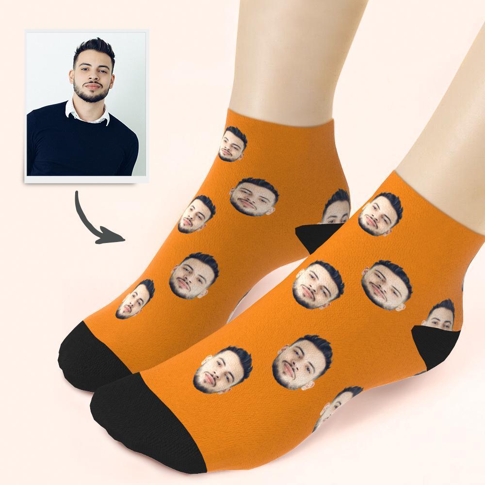 Custom Face On Quarter Length Socks