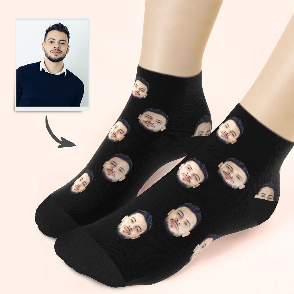 Custom Face On Quarter Length Socks